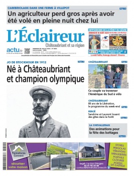 Lisez L'Eclaireur de Chateaubriant du 26 juillet 2024 sur ePresse.fr