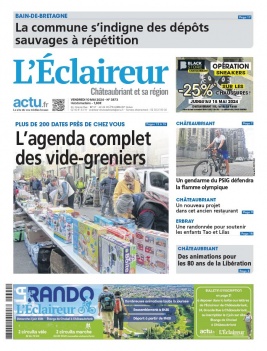 Lisez L'Eclaireur de Chateaubriant du 10 mai 2024 sur ePresse.fr