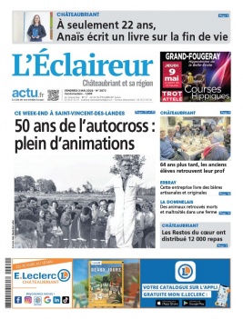 Lisez L'Eclaireur de Chateaubriant du 03 mai 2024 sur ePresse.fr