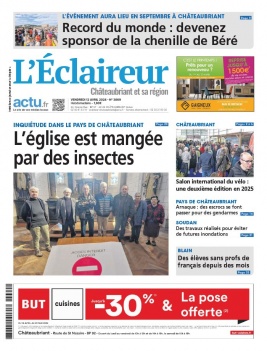 Lisez L'Eclaireur de Chateaubriant du 12 avril 2024 sur ePresse.fr