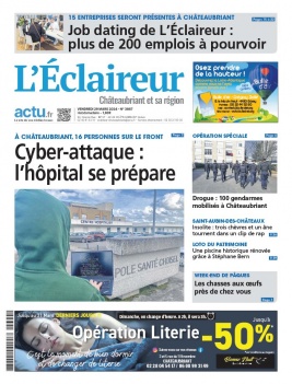 Lisez L'Eclaireur de Chateaubriant du 29 mars 2024 sur ePresse.fr