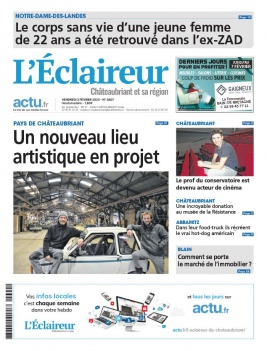 Lisez L'Eclaireur de Chateaubriant du 03 février 2023 sur ePresse.fr