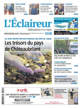 L'Eclaireur de Chateaubriant N°3728 du 30 juillet 2021 à télécharger sur iPad