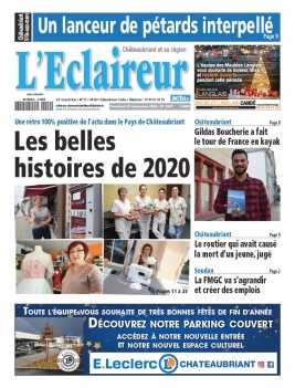 L'Eclaireur de Chateaubriant N°3697 du 25 décembre 2020 à télécharger sur iPad