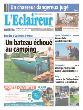 L'Eclaireur de Chateaubriant N°3616 du 07 juin 2019 à télécharger sur iPad