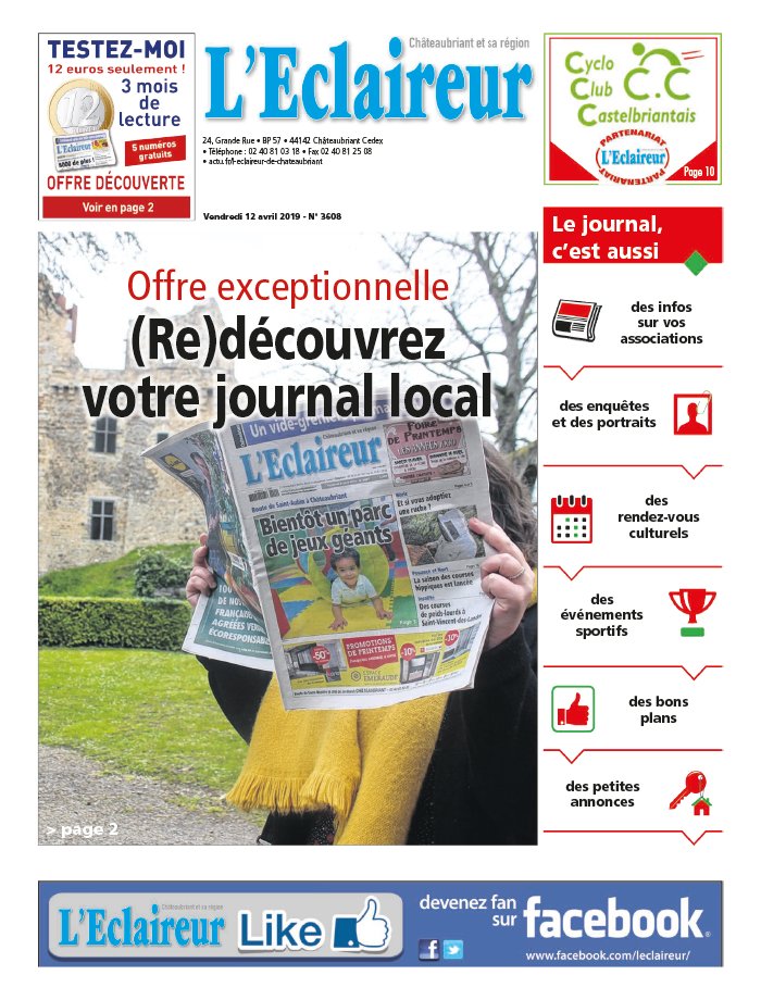 Journal l'éclaireur châteaubriant