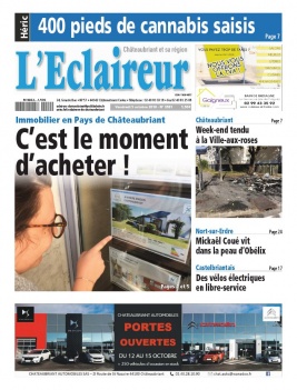 L'Eclaireur de Chateaubriant N°3581 du 05 octobre 2018 à télécharger sur iPad