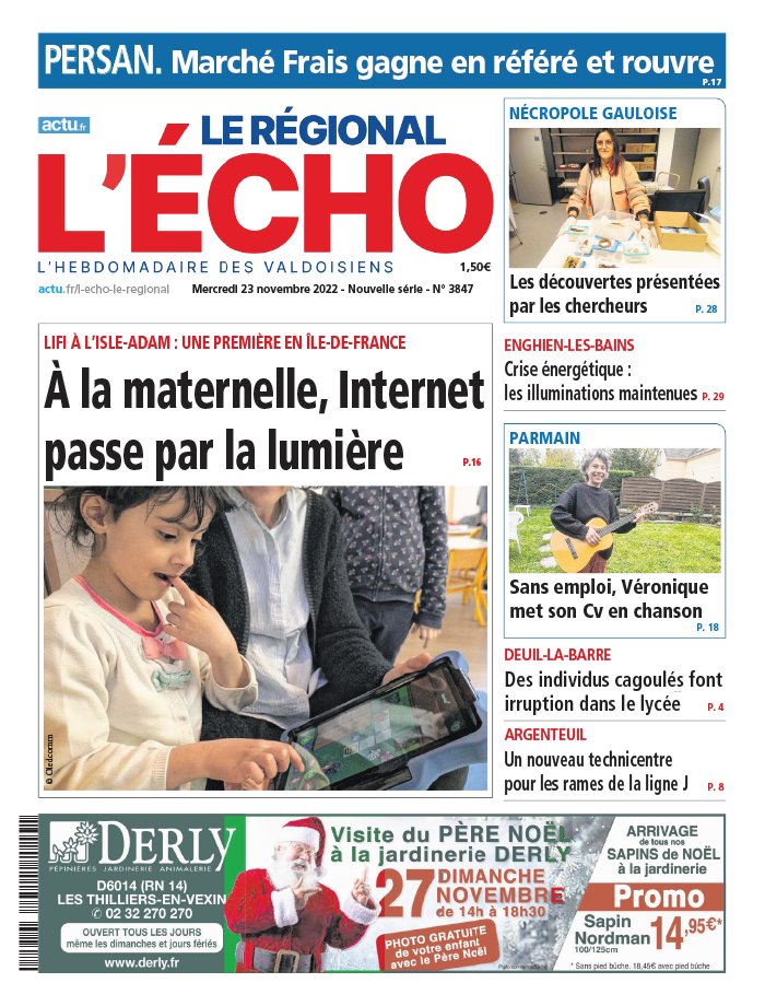 L'Echo - Le Régional N°3847 du 23 novembre 2022 à télécharger sur iPad