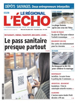L'Echo - Le Régional N°3778 du 28 juillet 2021 à télécharger sur iPad