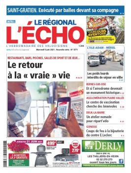 L'Echo - Le Régional N°3771 du 09 juin 2021 à télécharger sur iPad