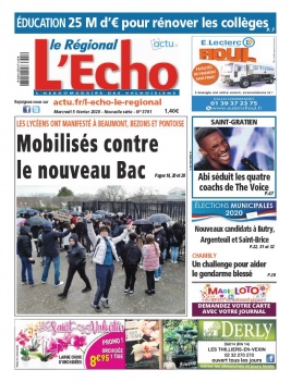 L'Echo - Le Régional N°3701 du 05 février 2020 à télécharger sur iPad