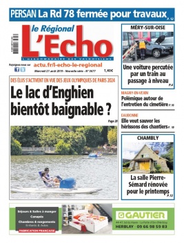 L'Echo - Le Régional N°3677 du 21 août 2019 à télécharger sur iPad