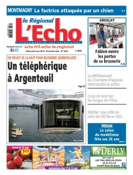 L'Echo - Le Régional N°3662 du 08 mai 2019 à télécharger sur iPad