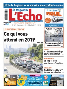 L'Echo - Le Régional N°3644 du 02 janvier 2019 à télécharger sur iPad