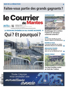 Lisez Le Courrier de Mantes du 08 janvier 2025 sur ePresse.fr