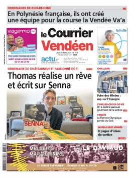 Le Courrier Vendéen N°1475 du 25 avril 2024 à télécharger sur iPad