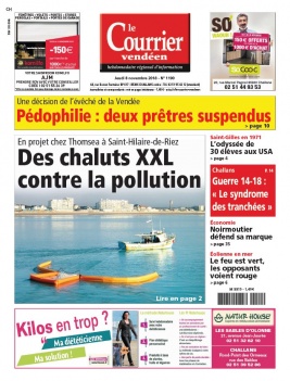 Le Courrier Vendéen N°1190 du 08 novembre 2018 à télécharger sur iPad