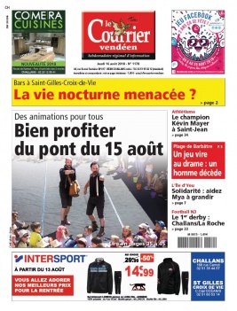Le Courrier Vendéen N°1178 du 16 août 2018 à télécharger sur iPad