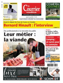 Le Courrier Vendéen N°1167 du 31 mai 2018 à télécharger sur iPad