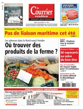 Le Courrier Vendéen N°1160 du 12 avril 2018 à télécharger sur iPad