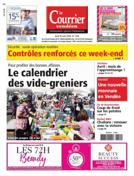 Le Courrier Vendéen N°1158 du 29 mars 2018 à télécharger sur iPad