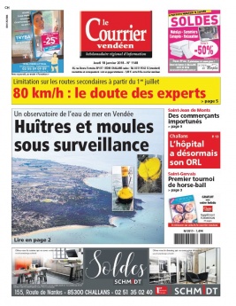 Le Courrier Vendéen N°1148 du 18 janvier 2018 à télécharger sur iPad