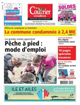 Le Courrier Vendéen N°1227 du 25 juillet 2019 à télécharger sur iPad