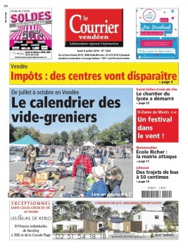 Le Courrier Vendéen N°1224 du 04 juillet 2019 à télécharger sur iPad