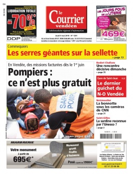 Le Courrier Vendéen N°1216 du 09 mai 2019 à télécharger sur iPad