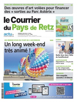 Lisez Le Courrier du Pays de Retz du 03 mai 2024 sur ePresse.fr