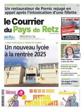 Lisez Le Courrier du Pays de Retz du 12 avril 2024 sur ePresse.fr