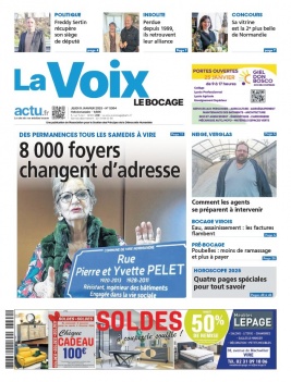 Lisez La Voix - Le Bocage du 09 janvier 2025 sur ePresse.fr