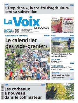 Lisez La Voix - Le Bocage du 02 mai 2024 sur ePresse.fr