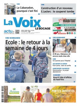 Lisez La Voix - Le Bocage du 11 avril 2024 sur ePresse.fr