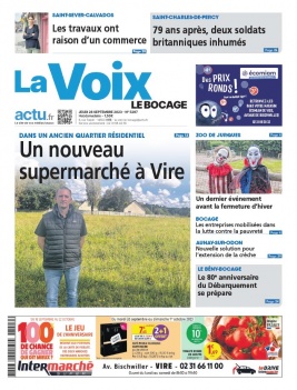 Lisez La Voix - Le Bocage du 28 septembre 2023 sur ePresse.fr
