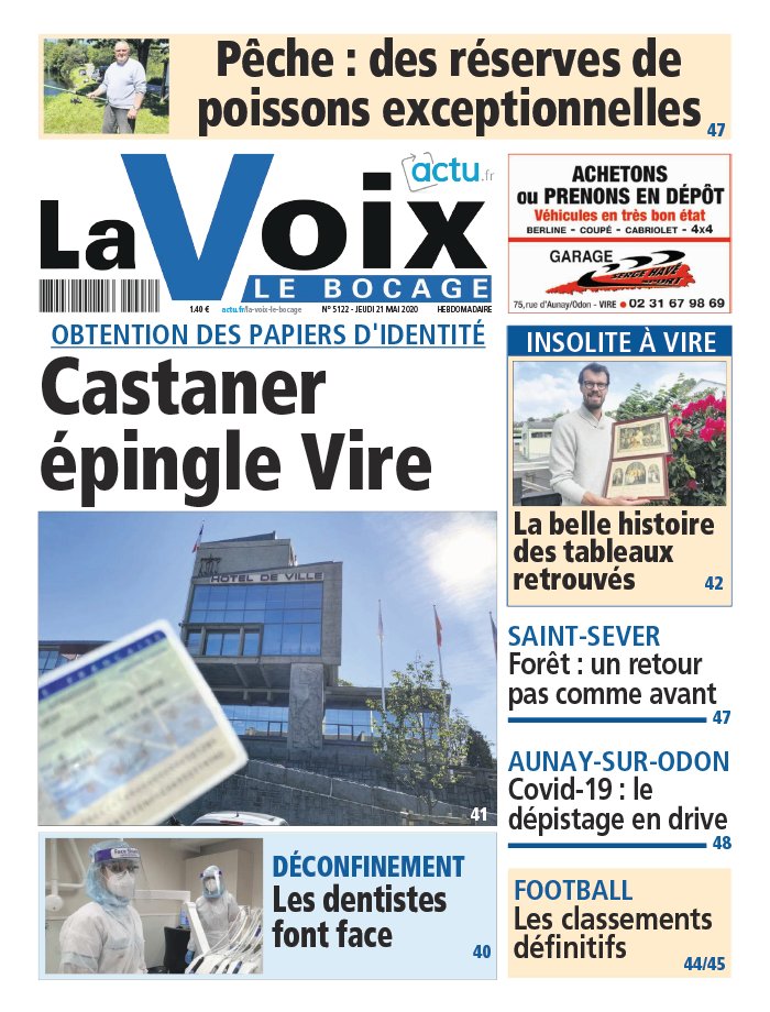 La Voix Le Bocage N°5122 du 21 mai 2020 à télécharger sur iPad