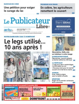 Lisez Le Publicateur Libre du 21 novembre 2024 sur ePresse.fr