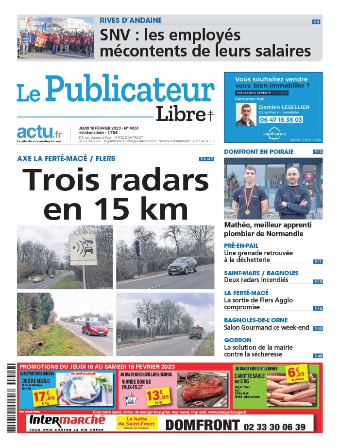 Le publicateur libre la ferté mache