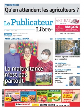 Le Publicateur Libre N°3999 du 17 février 2022 à télécharger sur iPad