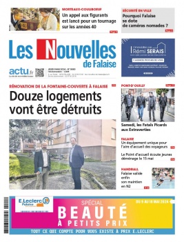 Lisez Les Nouvelles de Falaise du 09 mai 2024 sur ePresse.fr
