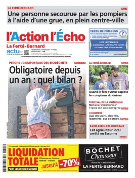 Lisez L'Echo Sarthois du 10 janvier 2025 sur ePresse.fr