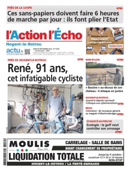 Lisez L'Action Républicaine Nogent du 28 septembre 2023 sur ePresse.fr