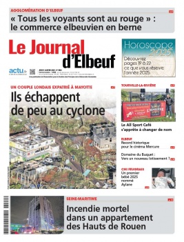 Lisez Le Journal d'Elbeuf du 09 janvier 2025 sur ePresse.fr