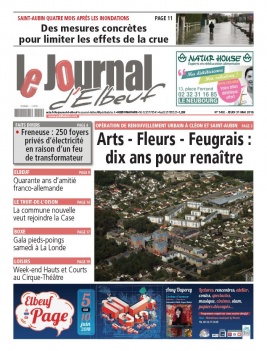 Le Journal d'Elbeuf N°5492 du 31 mai 2018 à télécharger sur iPad