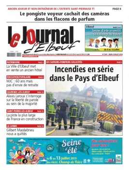 Le Journal d'Elbeuf N°5547 du 04 juillet 2019 à télécharger sur iPad