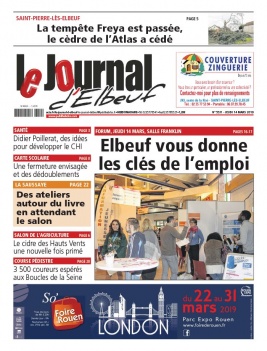 Le Journal d'Elbeuf N°5531 du 14 mars 2019 à télécharger sur iPad