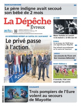 Lisez La Dépêche - Evreux du 10 janvier 2025 sur ePresse.fr