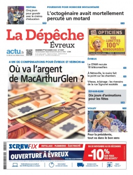 Lisez La Dépêche - Evreux du 01 décembre 2023 sur ePresse.fr