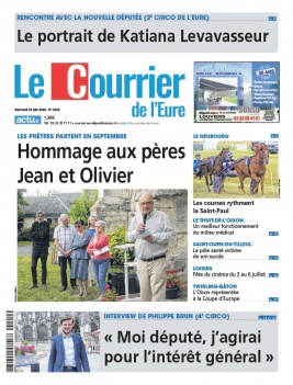 Lisez Le Courrier de l'Eure du 29 juin 2022 sur ePresse.fr