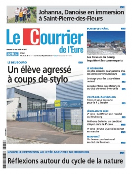Le Courrier de l'Eure N°2317 du 25 mai 2022 à télécharger sur iPad